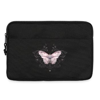 Un papillon céleste de nuages délicats - Sacoche pour ordinateur portable 13 pouces - noir - Devant