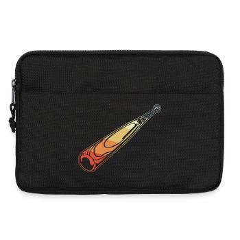 Vintage Baseballschläger - Laptoptasche 13" - Schwarz - Vorne
