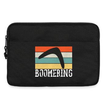 Boomerang Vintage Retro - Laptoptasche 13" - Schwarz - Vorne