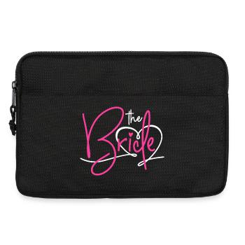 THE BRIDE - BRIDE BACHELORETTE PARTY 2025 - Laptop bag 13" - black - Front