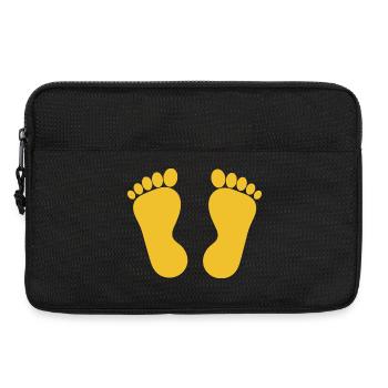 Podiatrie Podiatrie Pieds Jaunes Pied - Sacoche pour ordinateur portable 13 pouces - noir - Devant