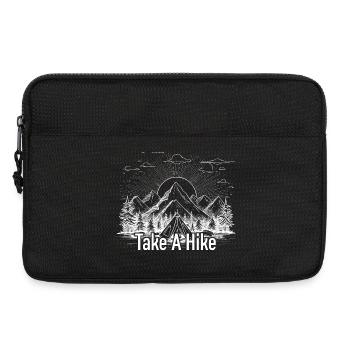 Machen Sie eine Wanderung Berg T-Shirt - Laptoptasche 13" - Schwarz - Vorne