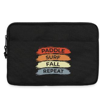Dicton de surf - Sacoche pour ordinateur portable 13 pouces - noir - Devant