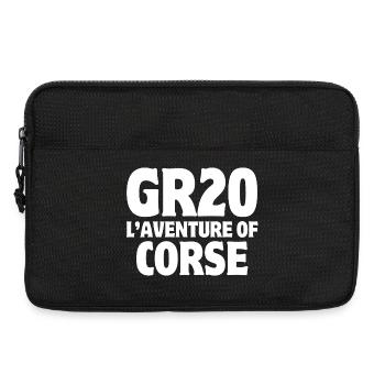 Corsica, island of beauty, Corsican pride - Laptop bag 13" - black - Front