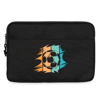 icône de boule d’illustration de club d’équipe de football rétro - Sacoche pour ordinateur portable 13 pouces - noir - Devant