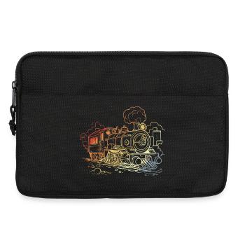 90s Locomotive Sketch - Laptop bag 13" - black - Front