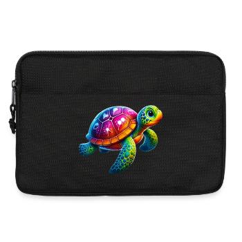 Tortue - Sacoche pour ordinateur portable 13 pouces - noir - Devant