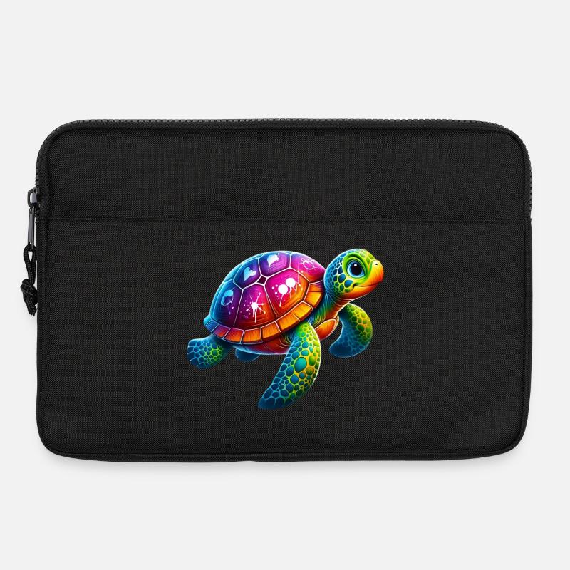 Schildkröte - Laptoptasche 13" - Schwarz