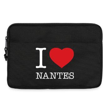 I LOVE NANTES France - Laptoptasche 13" - Schwarz - Vorne
