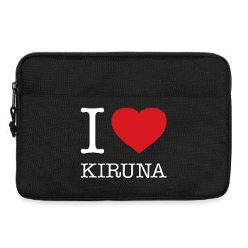 I LOVE KIRUNA - Laptop bag 13" - black - Front