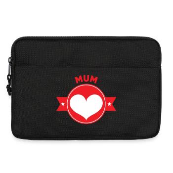 Maman d'Amour - Mother's Day - Laptop bag 13" - black - Front