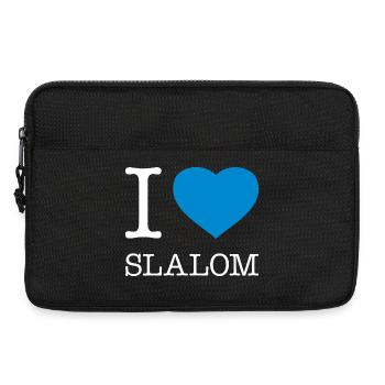 I LOVE SLALOM - Laptoptasche 13" - Schwarz - Vorne