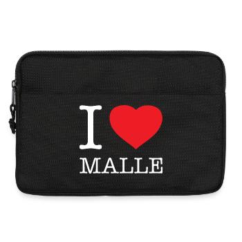 I LOVE MALLE - Laptoptasche 13" - Schwarz - Vorne
