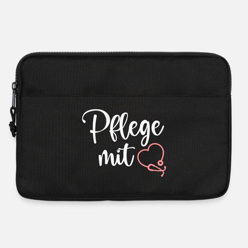 Pflege Krankenschwester - Laptoptasche 13" - Schwarz