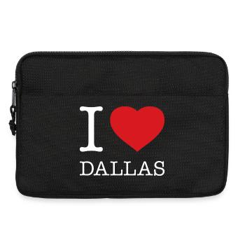 I LOVE DALLAS - Laptop bag 13" - black - Front