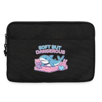 BLAHAJ – Soft & Danger - Laptop bag 13" - black - Front