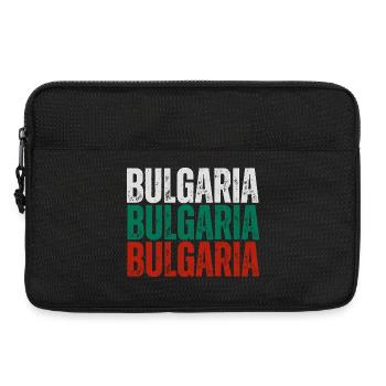 Drapeau bulgare, fierté bulgare - Sacoche pour ordinateur portable 13 pouces - noir - Devant