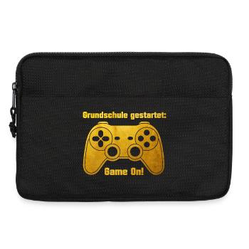 Enrollment - Game on - Game Console - gold-colored - Laptop bag 13" - black - Front
