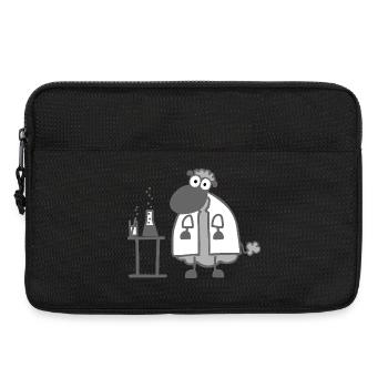 Laborschaf - Laptoptasche 13" - Schwarz - Vorne