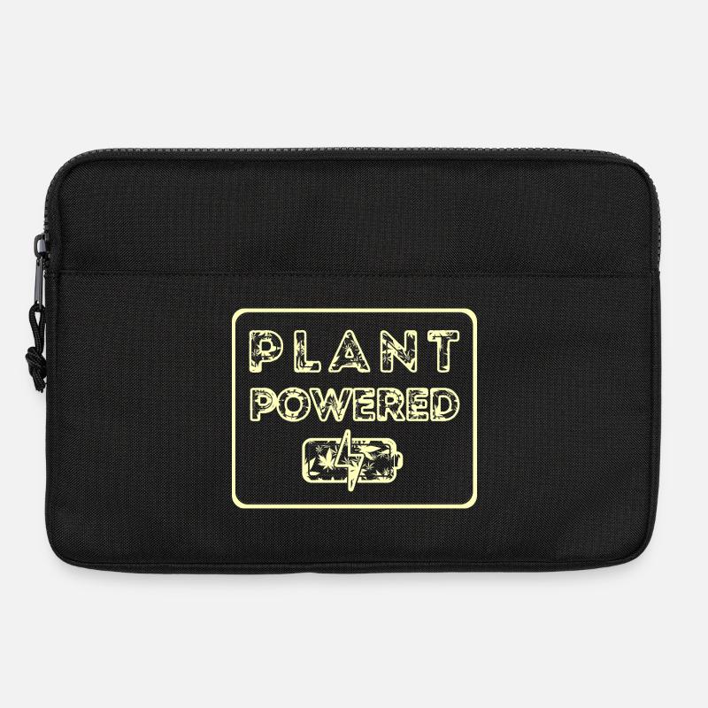 Angetrieben von Pflanzen - Laptoptasche 13" - Schwarz