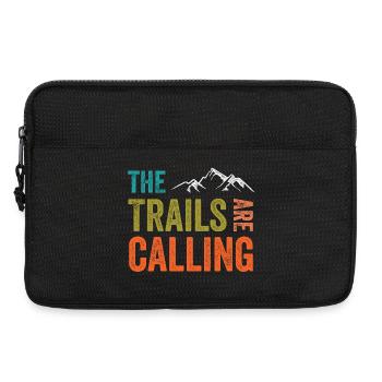 The Trails Are Calling - Laptop bag 13" - black - Front