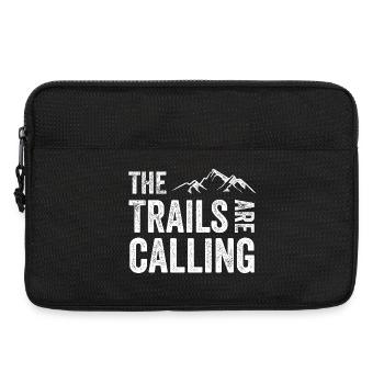 The Trails Are Calling - Laptop bag 13" - black - Front