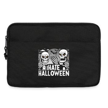Düsteres Gothic Halloween Skelett Design - Laptoptasche 13" - Schwarz - Vorne
