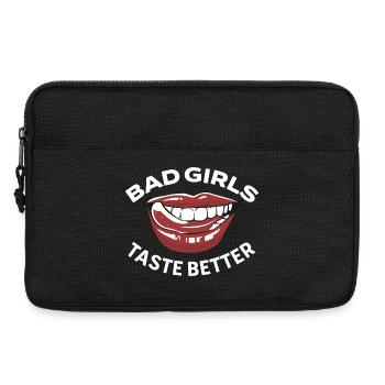Böse Mädchen schmecken besser Tätowierte Mädchen B - Laptoptasche 13" - Schwarz - Vorne