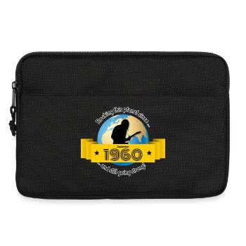 65. Geburtstag Rocking this planet since 09/1960 - Laptoptasche 13" - Schwarz - Vorne