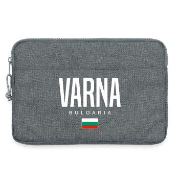 Varna Bulgarie - Sacoche pour ordinateur portable 13 pouces - gris chiné - Devant