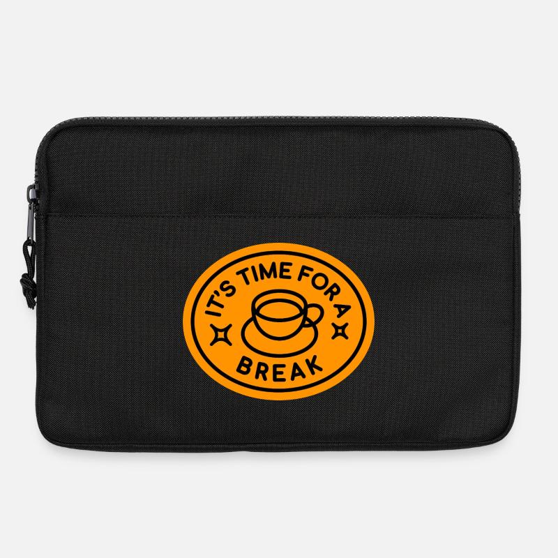 Relax Zitat Becher - Laptoptasche 13" - Schwarz