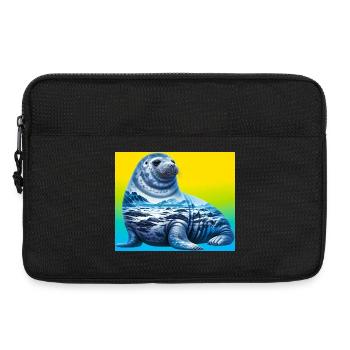 seal - Laptop bag 13" - black - Front
