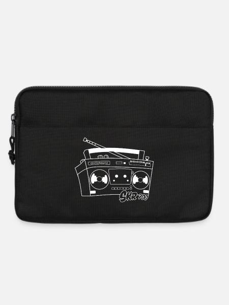 DDR Radiorecorder Kassettenrecorder Ostalgie 80er - Laptoptasche 13" - Schwarz
