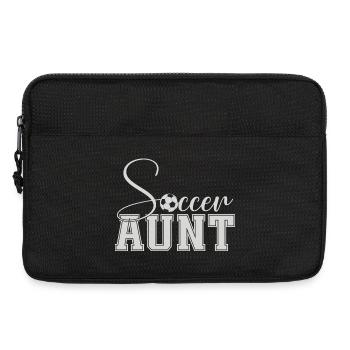 Fußball-Tante - Laptoptasche 13" - Schwarz - Vorne