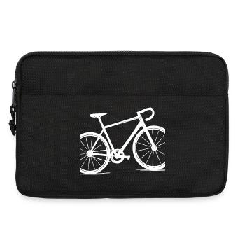 Motivation pour le vélo de route – Bicycle & Cycling Motif - Sacoche pour ordinateur portable 13 pouces - noir - Devant