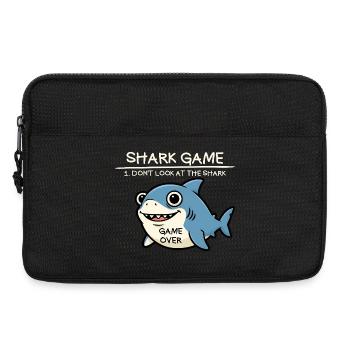 Shark Game : Ne regardez pas le requin ! Drôle de requin - Sacoche pour ordinateur portable 13 pouces - noir - Devant