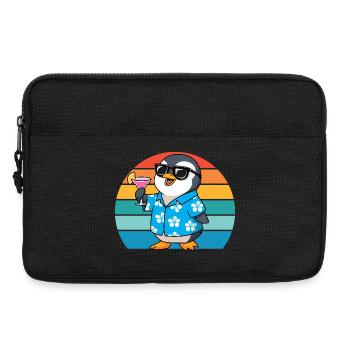Lunettes de soleil Retro Penguins Cool Penguin - Sacoche pour ordinateur portable 13 pouces - noir - Devant