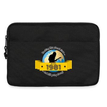 44. Geburtstag fait vibrer cette planète depuis 11/1981 - Sacoche pour ordinateur portable 13 pouces - noir - Devant