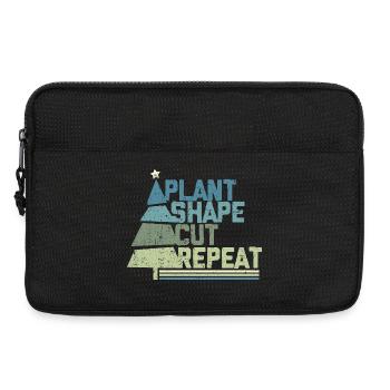Weihnachtsbaum Züchter Plant Shape Cut - Laptoptasche 13" - Schwarz - Vorne