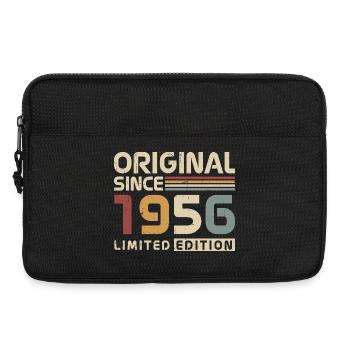 Original 1956 Vintage Vintage Birthday Retro - Laptop bag 13" - black - Front