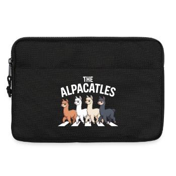 Alpacatles Llama Alpaca - Laptop bag 13" - black - Front