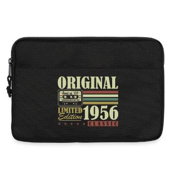 Original 1956 Vintage Vintage Birthday Retro - Laptop bag 13" - black - Front