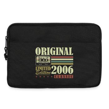 Original 2006 Jahrgang Vintage Geburtstag Retro - Laptoptasche 13" - Schwarz - Vorne