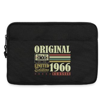 Original 1966 Vintage Vintage Birthday Retro - Laptop bag 13" - black - Front