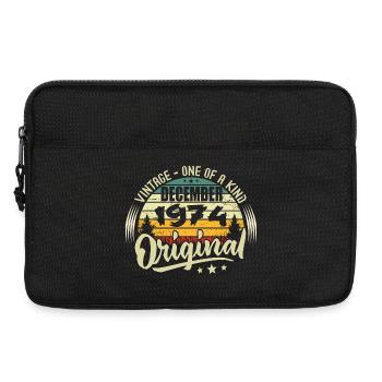 December 1974 - Authentic Vintage December 1974 - Laptop bag 13" - black - Front