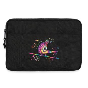 Gymnaste barre fixe gymnastique artistique - Sacoche pour ordinateur portable 13 pouces - noir - Devant