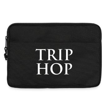 Trip Hop Bold Monogramm - Laptoptasche 13" - Schwarz - Vorne