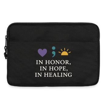 Suicide Loss Remembrance Walk Suicide - Laptoptasche 13" - Schwarz - Vorne