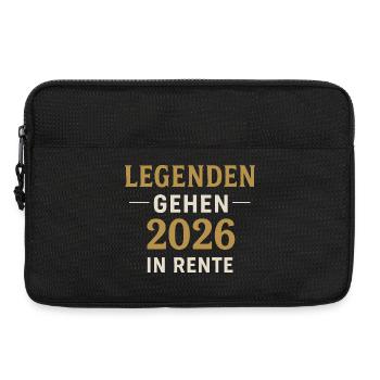 Legenden 2026, gehen in Rente - Laptoptasche 13" - Schwarz - Vorne