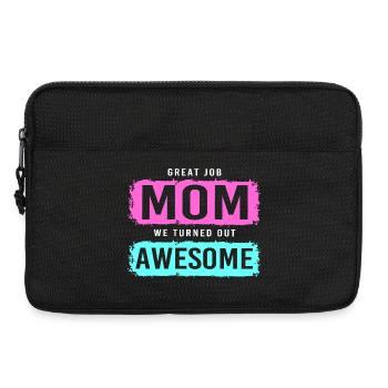 Maman célibataire Maman célibataire Maman célibataire - Sacoche pour ordinateur portable 13 pouces - noir - Devant